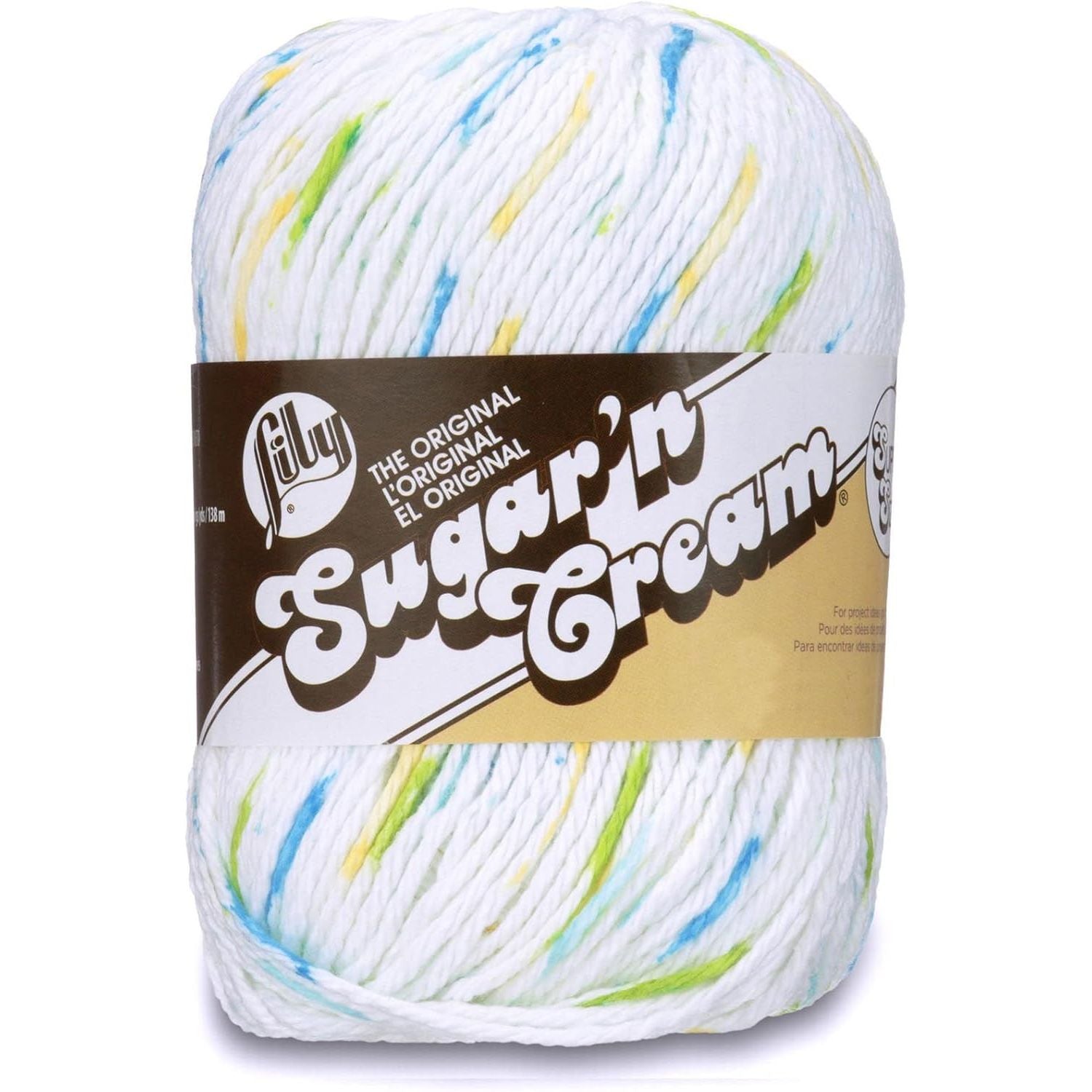 Buy now Lily Sugar'n Cream Super Size Ombres Yarn, 3 oz, Potpourri, 1 Ball 3 oz Small Ball Summer Prints at indiglob india