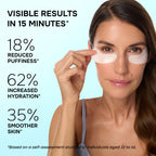 Collagen Eye Patches for Puffy Eyes - Retinol, Hyaluronic Acid, 15 Pairs