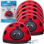 Buy now Water Leak Bug Monitoring Sensor with Alarm 6 Pack - Electronic Flood Detector for Kitchen & Basement- Detects as Little as 1/32" of Liquid - Overflow Alert Beeps Loudly - XMAS Gift for New Homeowners 6 Pack at indiglob india