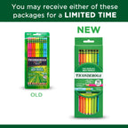 Buy now Ticonderoga Wood-Cased Pencils, Pre-Sharpened, #2 HB Soft, Neon Colors, 10 Count at indiglob india