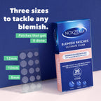 Noxzema Hydrocolloid Pimple Patches with Niacinamide & Tea Tree Extract, Acne Treatment for Face Blemishes, Absorbs Oil & Reduces Breakouts, Dermatologist Tested, 30 Count