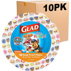 Buy now Glad for Kids Paw Patrol Emoji Paper Plates, 20 Count, 8.5 Inches | Paw Patrol Plates for Kids | Heavy Duty Disposable Soak Proof Microwavable Paper Plates for All Occasions 7 Inch - 200 Count Multicolor at indiglob india