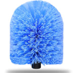 Big Cobweb Duster Head Twist-On Spider Web Fuster for Outdoor & Indoor Web Cleaning // Fits Standard 3/4 inch Threaded Poles // Cobweb Duster Brush Head Only (Blue)