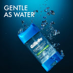 Buy now Gillette Antiperspirant and Deodorant for Men, 72hr Sweat & Odor Protection, Long Lasting Freshness, Anti-White Mark Technology, Clear Gel, Wild Rain Scent, 3.8 oz at indiglob india