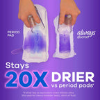 Buy now Always Discreet Adult Incontinence Pads for Women, Moderate Absorbency, Long Length, Postpartum Pads, 162 Count (3 Packs of 54) at indiglob india