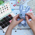 Junreox 820pcs Safety Eyes for Amigurumi, Crochet Stuffed Animals, 5-12mm
