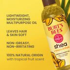 Buy now Burt's Bees Shea + Tropical Fruit Luminous Body Oil, Non-Greasy, Antioxidant Rich for Glowing Skin, Non-Irritating, Natural Origin Skin Care, 8 oz. at indiglob india
