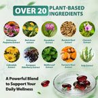 21-in-1 Lymphatic Drainage Supplement 300 Softgels