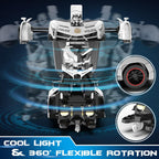Buy now FDJ Remote Control Car - Transform Toys Car Robot, One Button Deformation to Robot with Flashing Light, 2.4Ghz 1:18 Scale Transforming Police Car Kids Toys with 360 Degree Rotating, Girls Boys Toys at indiglob india
