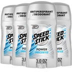 Speed Stick Aluminum Free Men's Deodorant, Regular, 3 oz (4 Pack) | 24-HR Sweat and Odor Protection, Underarm Antiperspirant for Men, Male Grooming, Everyday Use, Active Lifestyles