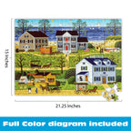 Buy now Buffalo Games - Charles Wysocki Gulls Nest 500 Piece Jigsaw for Adults at indiglob india