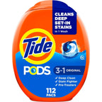 Buy now Tide PODS laundry detergent pacs, 3-in-1 Stain Remover, Odor Fighter, Color Protector, 81 Count, HE compatible, Original Scent at indiglob india