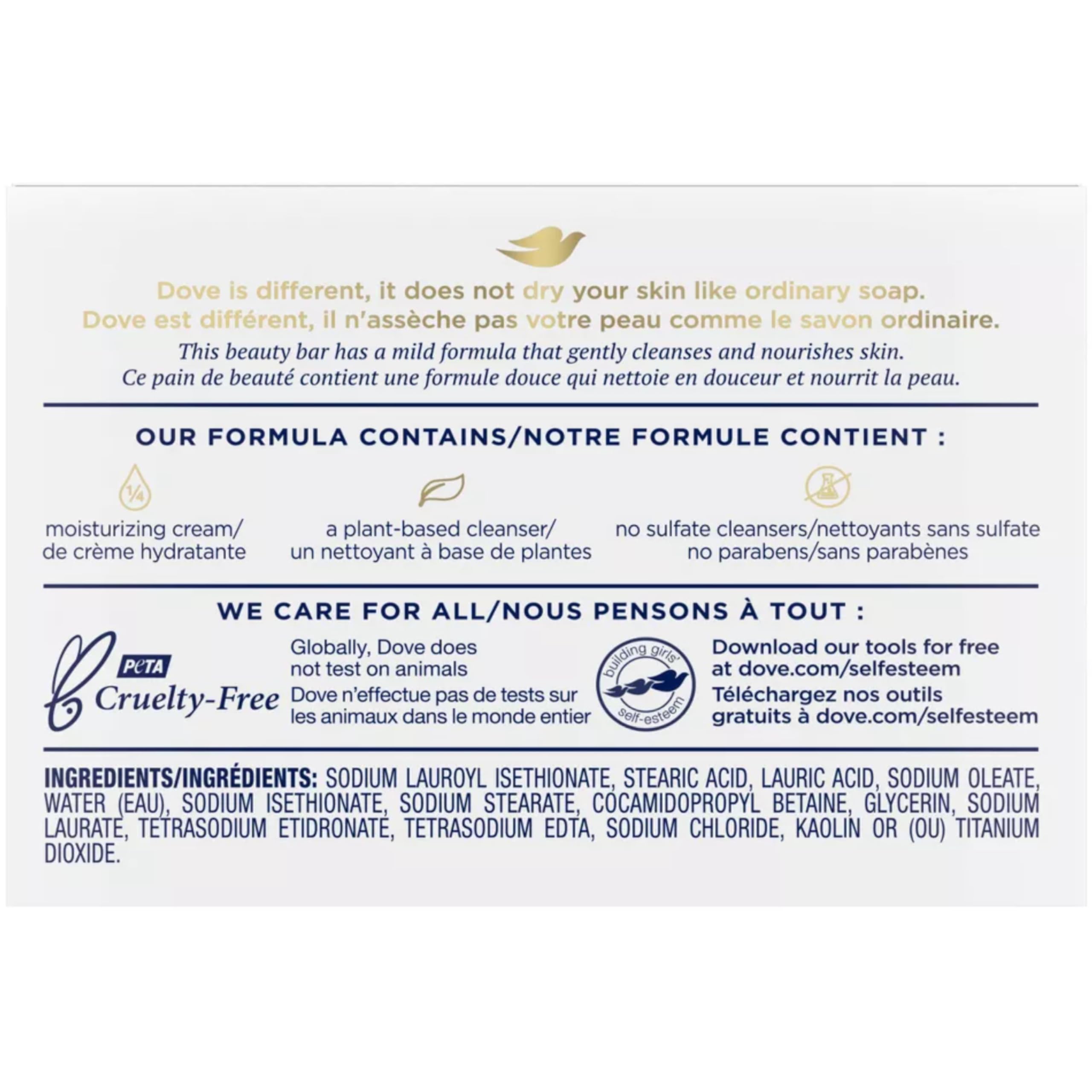 Buy now Dove Bar Soap for Sensitive Skin 3.17 oz (Pack of 2)(Packaging May Vary) at indiglob india