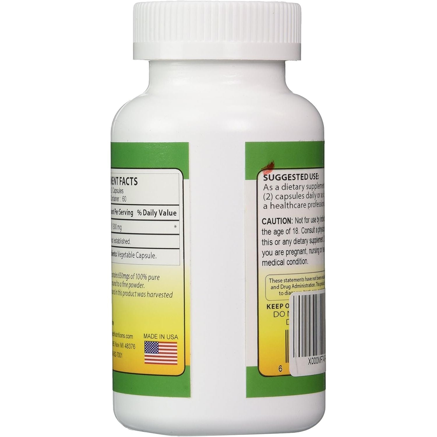 Buy now Graviola 100% Pure Graviola 1300mg Per Servings 120 Capsules Per Bottle (Annona muricata) at indiglob india