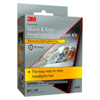 Buy now 3M Quick and Easy Headlight Restoration Kit, Removes Light Yellowing in 15-Minutes, 39193, 1 Kit Easy, No Tools Required at indiglob india