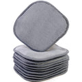 Buy now Polyte Premium Hypoallergenic Microfiber Fleece Makeup Remover and Facial Cleansing Cloth, 5 x 5 in, 10 Pack (Gray) 1 Count (Pack of 10) Gray at indiglob india
