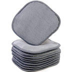 Buy now Polyte Premium Hypoallergenic Microfiber Fleece Makeup Remover and Facial Cleansing Cloth, 5 x 5 in, 10 Pack (Gray) 1 Count (Pack of 10) Gray at indiglob india