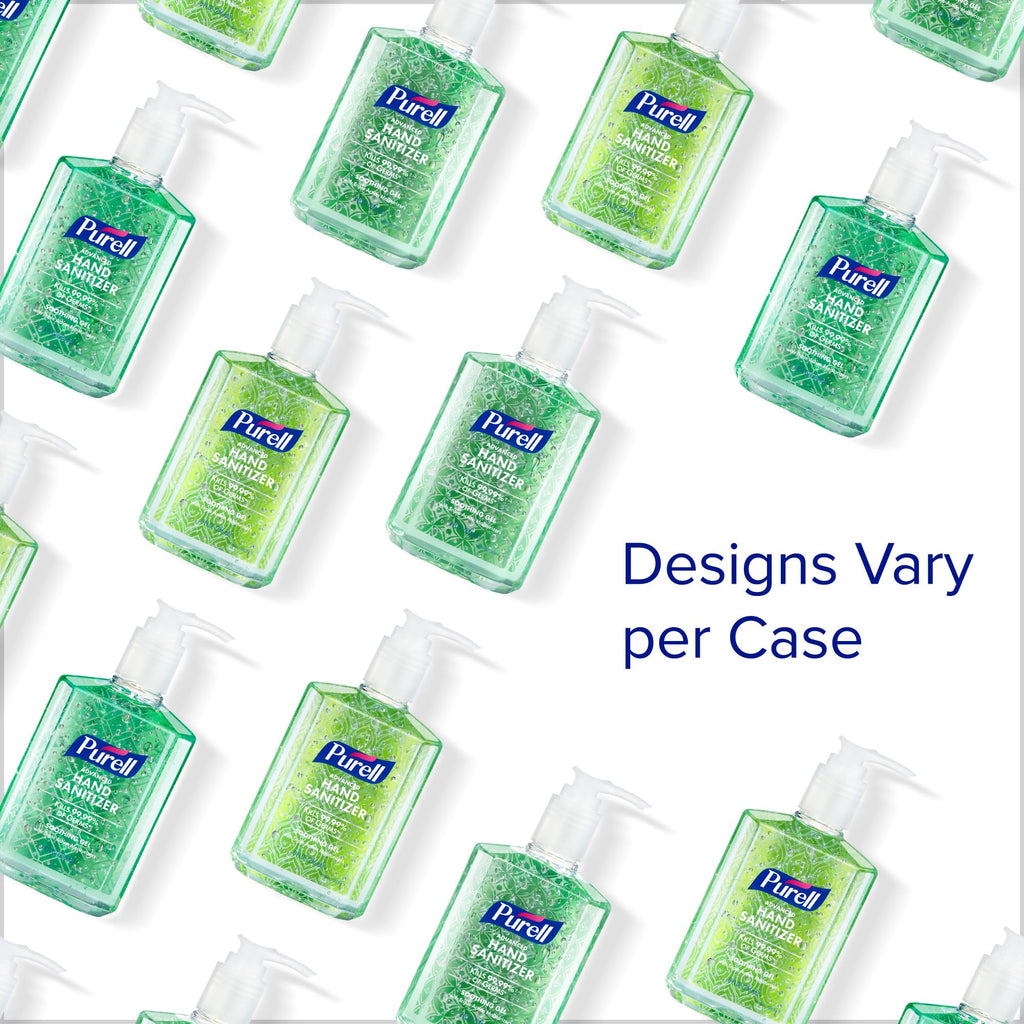 Purell Hand Sanitizer Soothing Gel Pump Bottle, 4ct x 8 oz - 9674-06-ECDECO