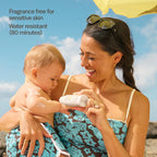 Sun Bum Baby Bum Mineral SPF 50 Roll-On Sunscreen - Vegan and Hawaii 104 Act Compliant (Without Octinoxate & Oxybenzone) - Broad Spectrum Moisturizing UVA/UVB - Travel Size - 3 oz