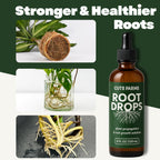 Root Drops - Liquid Rooting Booster | Rapid Growth, Stronger Root System, Reduced Transplant Shock | Ideal for Water, Soil, Leca | Perfect for Indoor Plants: Pothos, Monstera, Philodendron (4 oz)