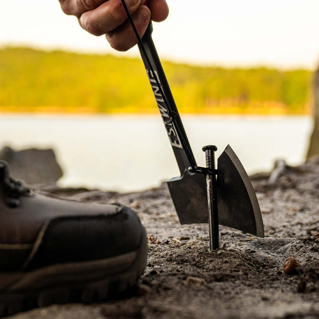Buy now ESTWING Camper's Axe - 14" Hatchet with Forged Steel Construction & Shock Reduction Grip - EO-25A at indiglob india