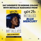 Buy now Got2b Metallics Permanent Hair Color, M67 Blue Mercury at indiglob india