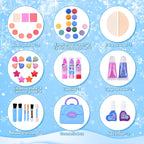Buy now Kids Makeup Kit for Girl Kids Toys Makeup for Kids 50PCS Play Makeup Set Washable Cosmetic Non-Toxic Toddlers Pretend Frozen Makeup Birthday Gifts for Age 3 4 5 6 7 8 9 10 11 12 Years Old at indiglob india
