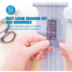 Buy now Beadalon Jewel Loom Kit with Bag, Needle & Threader – Complete Starter Set for Bracelets & Woven Designs at indiglob india