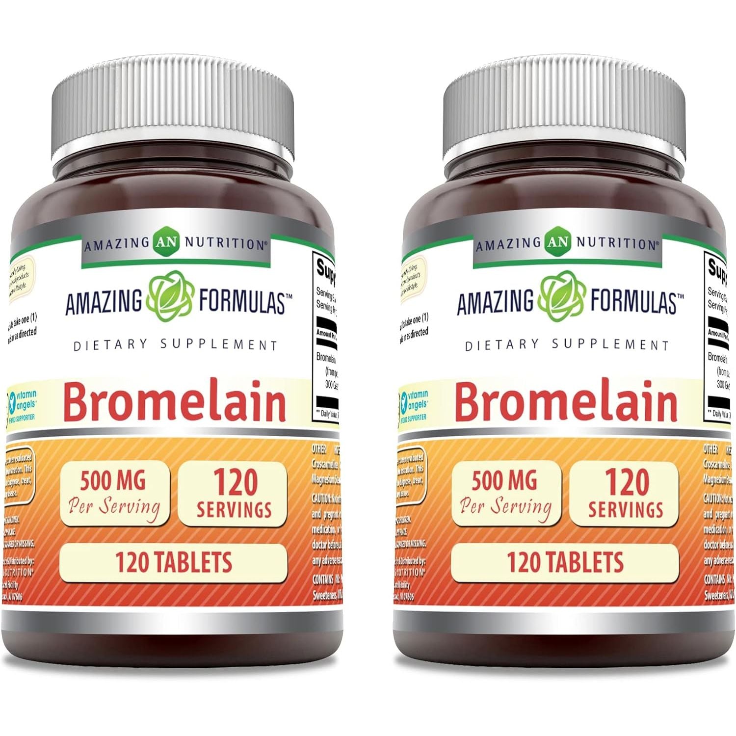 Buy now Amazing Formulas Bromelain 500 Mg (300 GDU) | Tablets Supplement | Non-GMO | Gluten-Free | Made in USA (1 Pack | 120 Count) 120 Count | 2 Pack at indiglob india