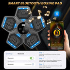 Music Boxing Machine, Wall Mounted Bluetooth Punching Pad with Gloves