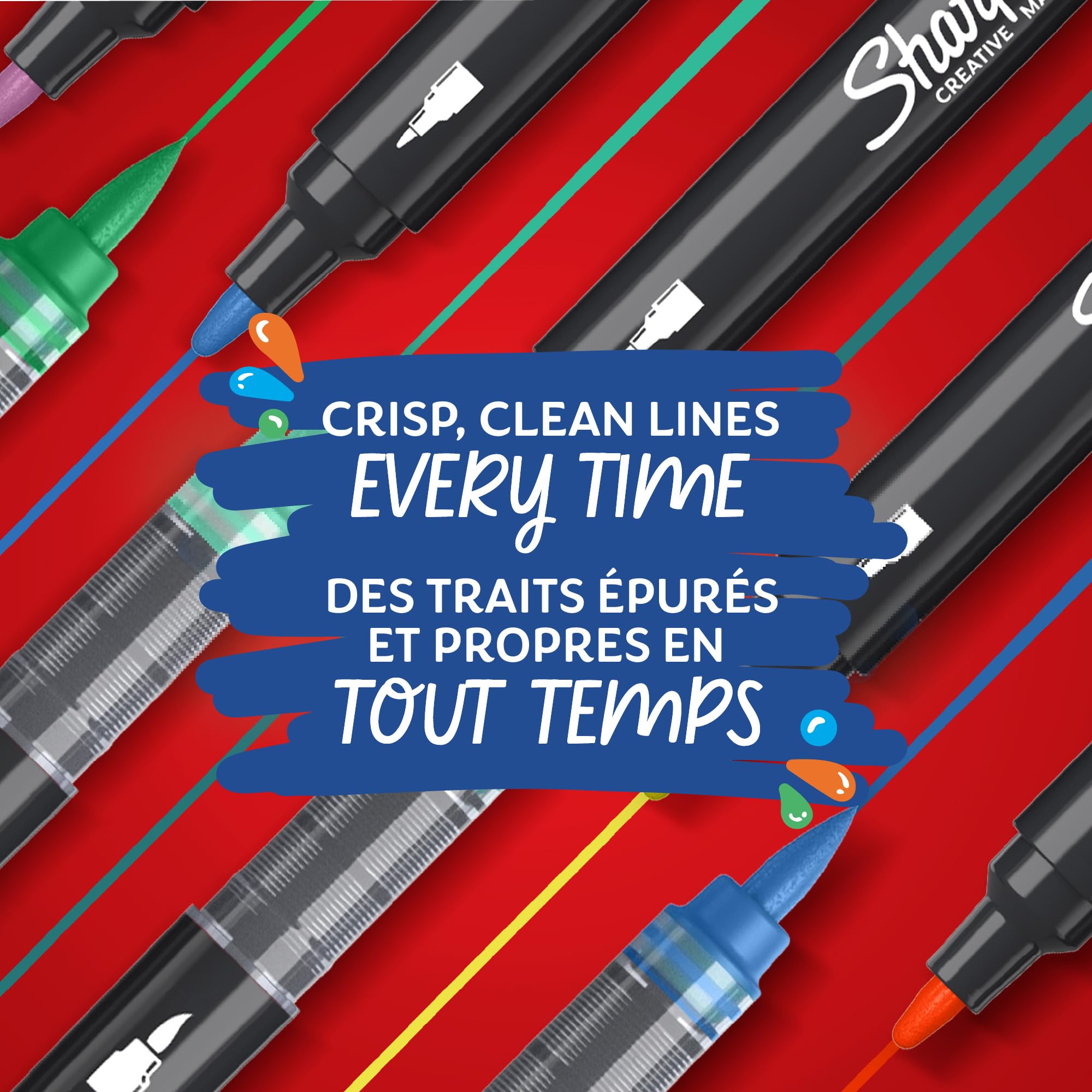 Buy now Sharpie Creative Acrylic Markers - Brush Tip, Set of 2, 2196903 at indiglob india