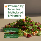 NatureBell Methylated B Complex Vitamins - 240 Vegetarian Capsules - High Bioavailability 12-in-1 Formula - for Immune Health & Energy Support* - Non-GMO & Gluten-Free