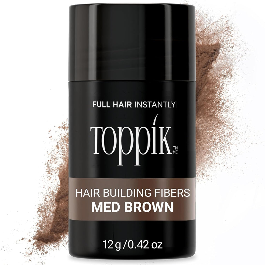 Buy now Toppik Hair Building Fibers, Fill In Fine or Thinning Hair Instantly Thicker, Fuller Looking Hair 9 Shades,4 size options at indiglob india