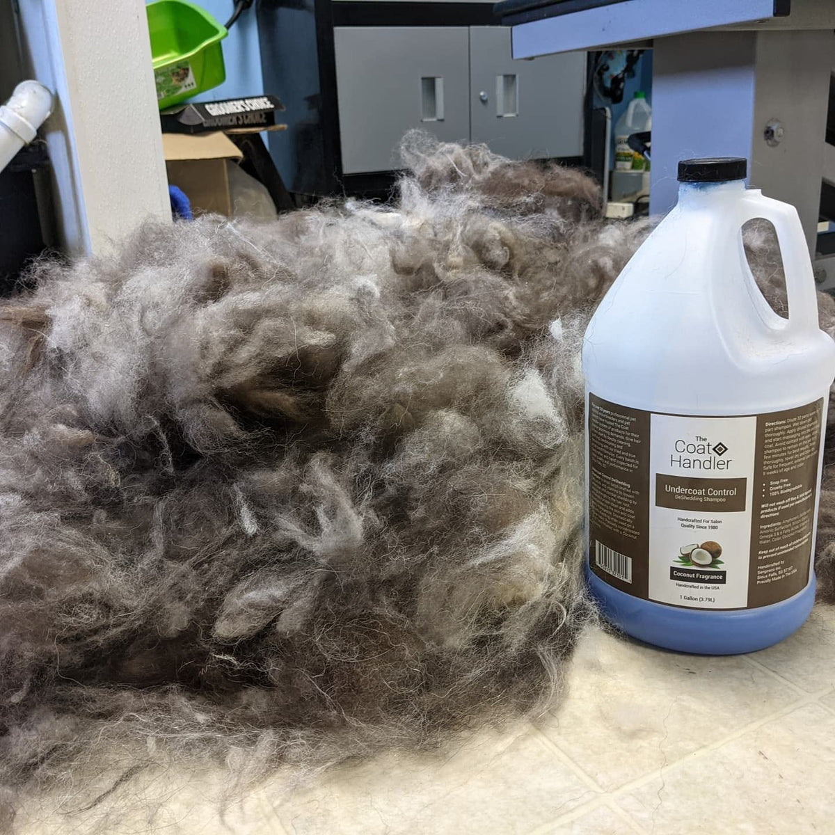 The Coat Handler Deshedding Dog Shampoo for Shedding, Undercoat, 1 Gallon