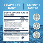 10 in 1 Magnesium Complex Supplement 500MG, Muscle & Heart Health Support