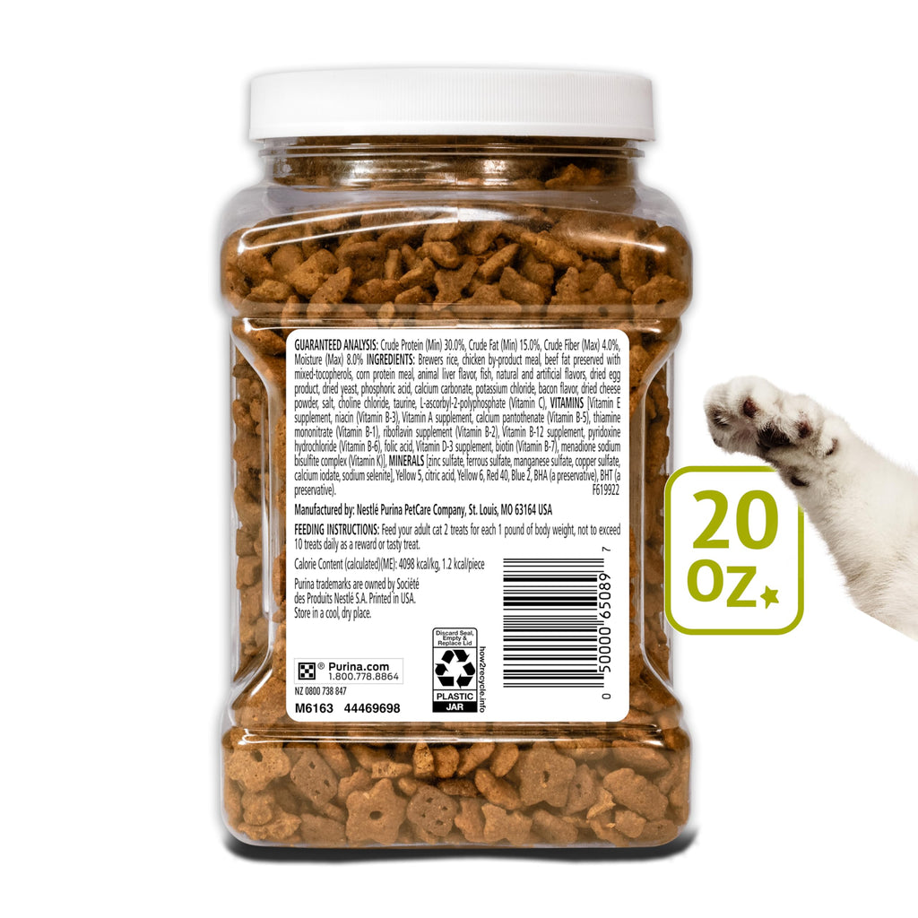 Friskies Purina Party Mix Morning Munch Cat Treats, 20 oz Canister