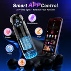 Male Masturbator Sex Toys for Men - AI Sync Male Sex Toy 9S Penis Pump & 9 Thrusting Rotating & 9 Vibrating Sucking Licking Modes Pocket Pussy Stroker Mens Sex Toy with LCD APP for Adult Toys & Games