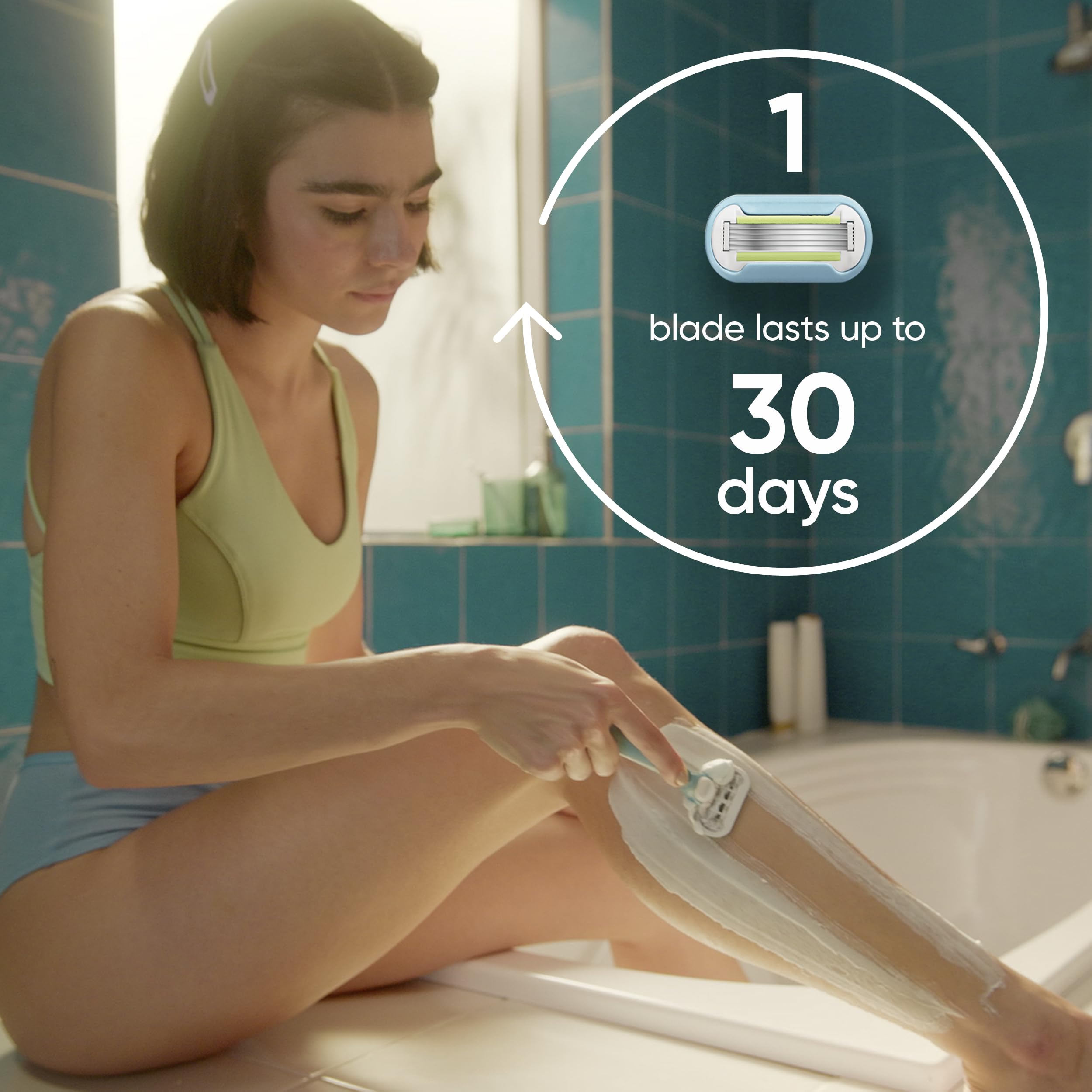 Gillette Venus Extra Smooth Womens Razor Blade Refills, 6 Count, Designed for a Close, Smooth Shave