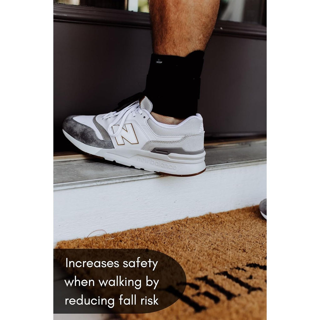 Buy now AFO Foot Drop Brace - Drop Foot Brace for Walking - AFO - Unisex (Black) at indiglob india