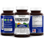 FarmHaven Magnesium Complex, Glycinate/Malate & Vitamin D3, 240 Capsules | Bone Health Support, Muscle & Nerve Function, Chelated Magnesium Complex with Vitamin D3, Vegetarian, 120 Day Supply