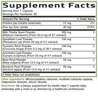 Bronson Liver Detox Advanced Detox & Cleansing Formula 60 Capsules | Liver Health Support with Milk Thistle, Dandelion Extract, Turmeric, Artichoke Leaf & Beet Root, Non-GMO, Soy-Free