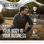 Sovereign Silver Immune Support, Colloidal Silver, Fine Mist Spray, 2 fl oz | Bio-Active Silver Hydrosol, 10 ppm