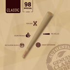 RAW Cones Classic 98 mm Special - Pack of 100 Pre Rolls Rolling Papers