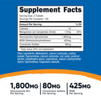 Nutricost Glucosamine 1800mg with Chondroitin & MSM, 240 Tablets, GMO-Free | 120 Servings, Gluten Free