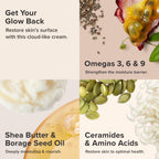 Buy now Paula's Choice Omega+ Complex Lightweight Face Moisturizer, Shea Butter & Plant Oils, Omega Chia & Flaxseed Brightening Vitamin C, Face Cream for Dry & Sensitive Skin, Fragrance-Free at indiglob india