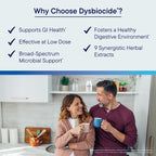 BIOTICS RESEARCH Dysbiocide Synergistic Botanical Blend Gut Health 120 Caps