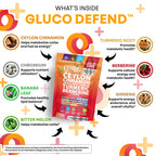 Ceylon Cinnamon Capsules + Apple Cider Vinegar Turmeric Berberine Supplement Ginseng Cayenne Pepper Bitter Melon Aloe Vera Fenugreek Milk Thistle Chromium 120 Pills Gluco Defend by Clean Nutra