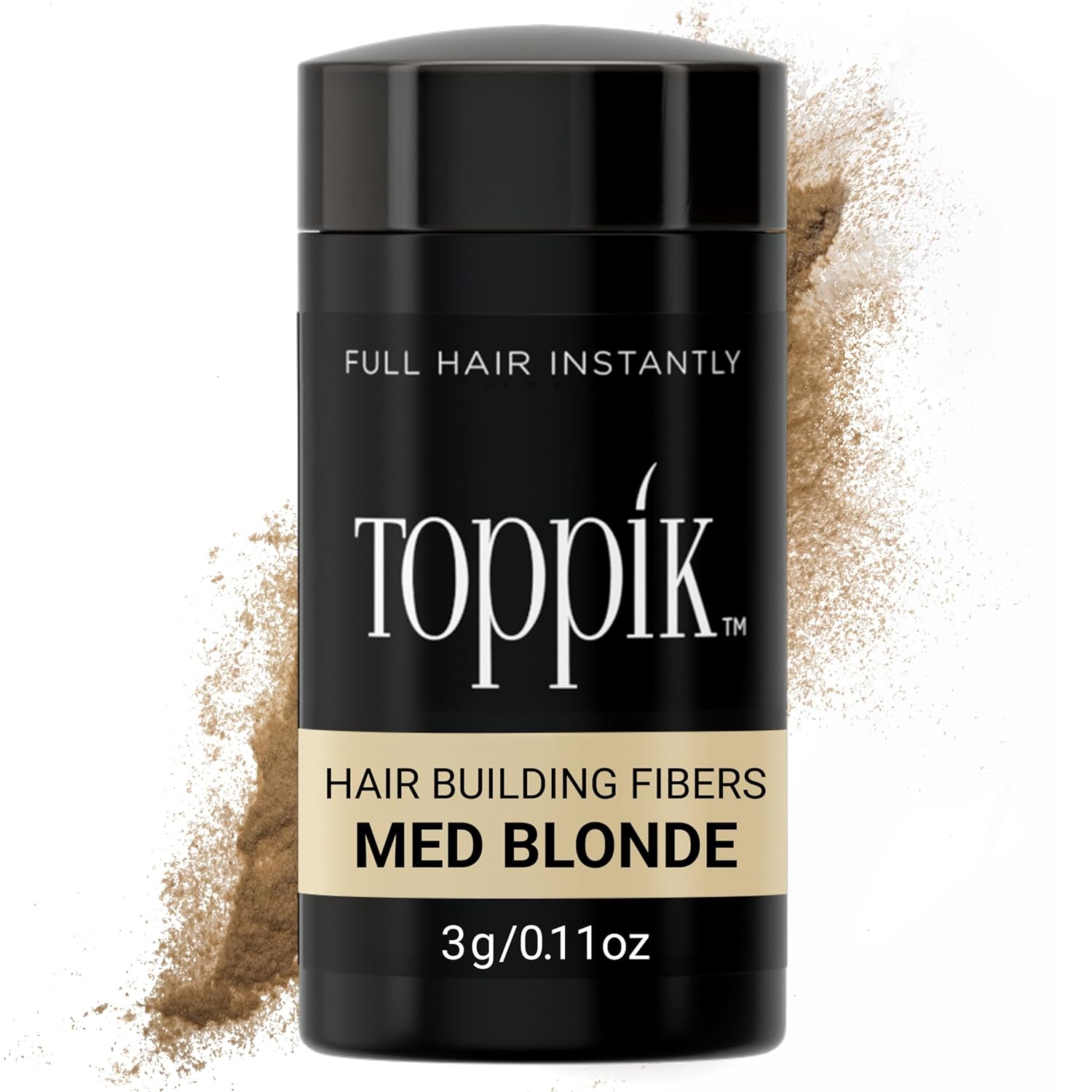 Buy now Toppik Hair Building Fibers, Fill In Fine or Thinning Hair Instantly Thicker, Fuller Looking Hair 9 Shades,4 size options Medium Blonde Travel Size 3g at indiglob india