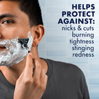 Gillette Series 3X Action Shave Gel, Moisturizing Twin Pack (7 Ounce Each) (Pack of 3)