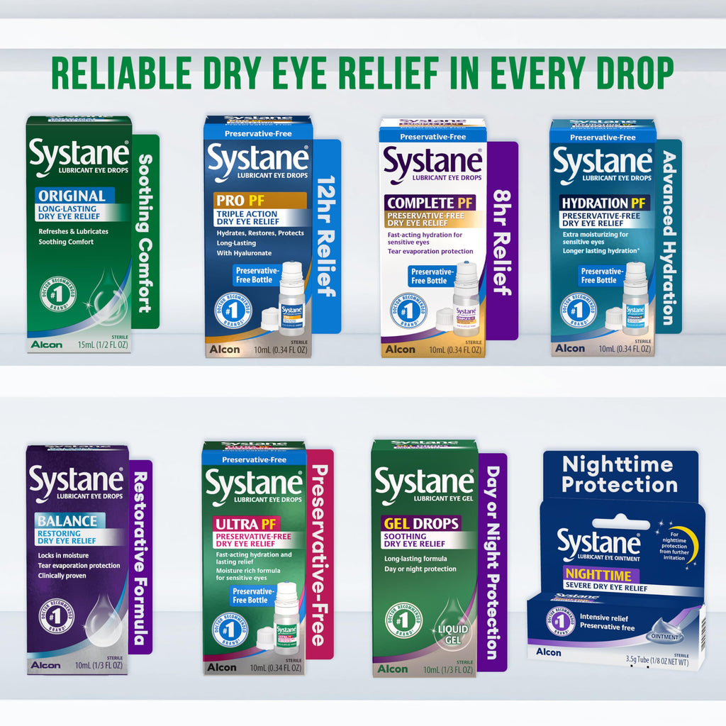 Systane Lubricant Eye Drops Original Formula, Artificial Tears, 1 Fl Oz